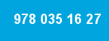 978 035 16 27 978 035 16 27